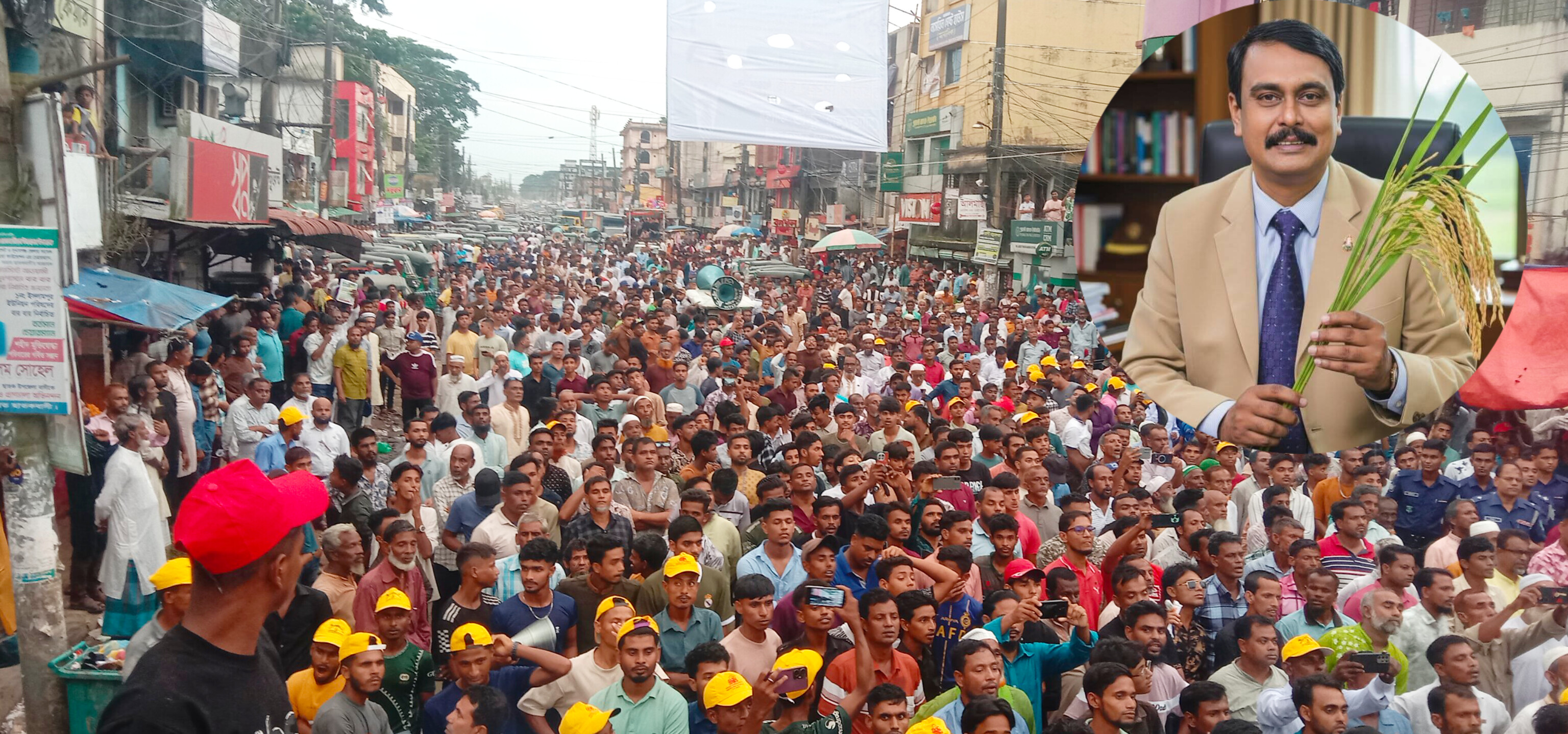 লাগারে লাগা, ছাতক-দোয়ারায় ধান লাগা, সবুজ মাঠে হাসি ফোটা- কলিমউদ্দিন মিলন 