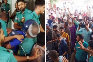  সিলেটে আদালত চত্বরে ফাহিমা হত্যা মামলার আসামিকে ওপর ফের হামলা