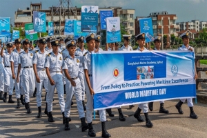  সিলেট মেরিন একাডেমিতে বিশ্ব নৌ দিবস পালিত