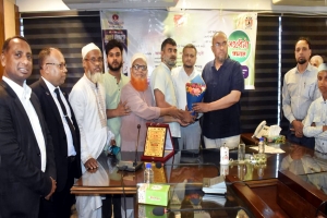 বিসিবি&rsquo;র পরিচালক আব্দুল কাইয়ুম চৌধুরীকে সিলেটের প্রতিবন্ধী মানুষের পক্ষ থেকে সংবর্ধনা প্রদান