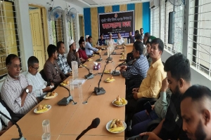 জগন্নাথপুরে জুলাই শহিদ দিবস উপলক্ষে আলোচনা সভা ও দোয়া মাহফিল  অনুষ্ঠিত