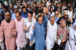 খন্দকার মুক্তাদিরের পক্ষে আরিফসহ সাবেক জনপ্রতিনিধিদের গণসংযোগ