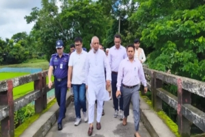 গোয়াইনঘাটে কাপনা নদীতে হচ্ছে আধুনিক সেতু: মন্ত্রী আরিফুল হক চৌধুরী
