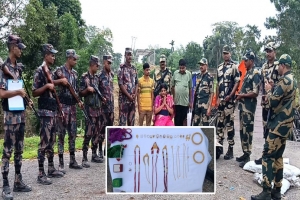 ছয় মাস পর ভারতে ফেলে আসা স্বর্ণসহ ব্যাগ ফেরত দিল বিএসএফ