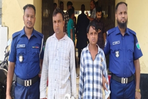 গোয়াইনঘাটে স্বামীর বন্ধুদের হাতে তরুণী ধর্ষণের শিকার : পুলিশের হাতে আটক-২