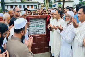 জগন্নাথপুরে আর্চ সেতুসহ বিভিন্ন প্রকল্পের উদ্বোধন ও পরিদর্শন করলেন এমপি কয়ছর আহমেদ