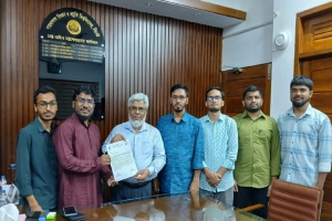 শাবিতে জুলাই কর্ণার স্থাপনসহ চার দফা দাবিতে শিবিরের স্মারকলিপি