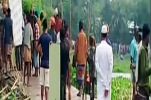 হবিগঞ্জে দু'পক্ষের সংঘর্ষ, বাড়ি ও দোকানপাঠ ভাঙচুর : আহত ৪০