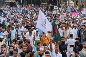 জামায়াতের সমাবেশ: কানায় কানায় পূর্ণ সোহরাওয়ার্দী উদ্যান