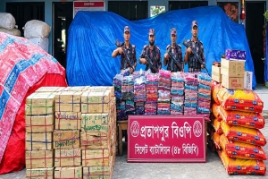  সিলেটের ছয় সীমান্তে বিজিবির অভিযান, জব্দ ৭১ লাখ টাকার পণ্য