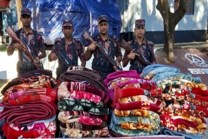 সিলেট সীমান্তে জব্দ প্রায় ৫০ লাখ টাকার ভারতীয় পণ্য