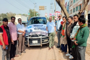 কুলাউড়ায় ধানের শীষের পক্ষে প্রচারণায় প্রবাসী বিএনপি নেতারা