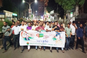 নগরীতে গভীর রাতে জামান গ্রুপের শোডাউন