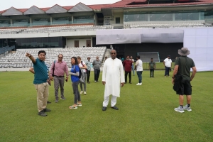 বিশ্বকাপের ভেন্যু দেখতে সিলেটে আইসিসির প্রতিনিধি দল