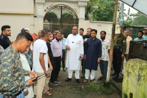 লাকড়িপাড়ার জলাবদ্ধতা নিরসনে প্রয়োজনীয় ব্যবস্থা নেওয়া হবে