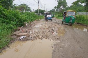 শাবিপ্রবির রাস্তা এখন মরণ ফাঁদ