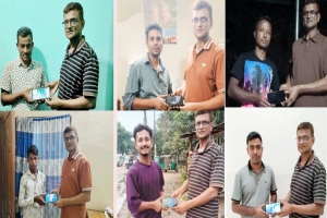 জৈন্তাপুরে হারানো ৫৬ মোবাইল উদ্ধার, মালিকদের কাছে হস্তান্তর