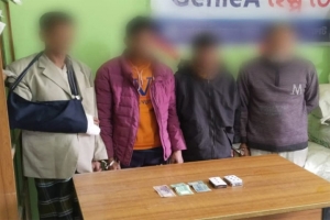 মোগলাবাজার থানা পুলিশের অভিযানে চার জুয়াড়ি আটক