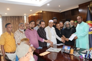 কিনব্রিজ-চাঁদনীঘাট এলাকাকে &lsquo;ছিলটি ঐতিহ্য চত্বর&rsquo; নামকরণের দাবিতে সিসিক প্রশাসককে স্মারকলিপি