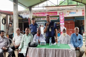 বিশ্বনাথের মুফতির বাজারে ঈদুল আজহা উপলক্ষে বিট পুলিশিং ও মতবিনিময় সভা