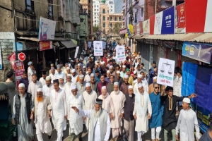 লম্বা লম্বা প্রতিশ্রুতি নয়, কাঁধে কাঁধ মিলিয়ে চলতে এসেছি: মাওলানা হাবিবুর রহমান