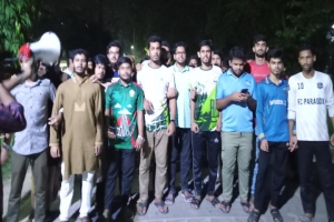 আওয়ামী লীগের কার্যক্রম নিষিদ্ধে শাবিতে আনন্দ মিছিল