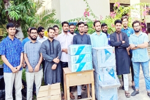  শাবি শিবিরের উদ্যোগে নারী শিক্ষার্থীদের হলে পানির ফিল্টার বিতরণ