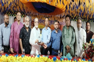 উত্তর কুলাউড়া উচ্চ বিদ্যালয়ে এমপি শওকতুল ইসলামকে সংবর্ধনা