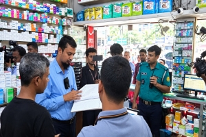 নগরীর ফার্মেসিতে মেয়াদোত্তীর্ণ ওষুধ: পুড়িয়ে ধ্বংস, জরিমানা
