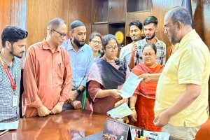 সিলেটকে স্মার্ট ও সবুজ জ্বালানির শহর ঘোষণার দাবিতে স্মারকলিপি প্রদান