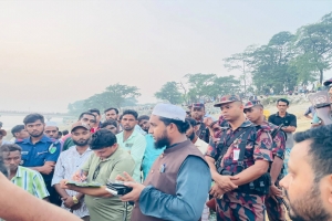 গোয়াইনঘাটে প্রশাসনের অভিযান : ২৫ হাজার ঘনফুট বালু জব্দ